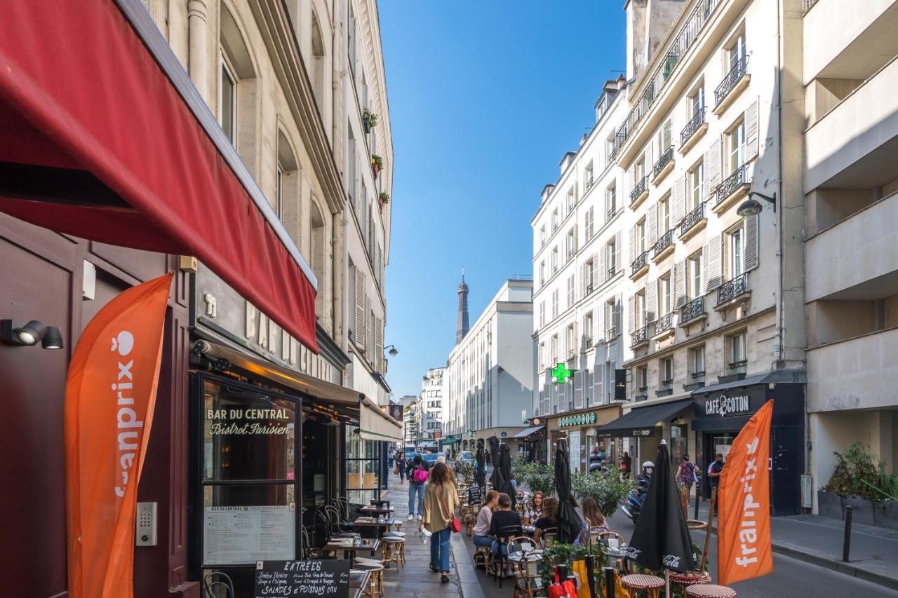 Апартаменты Happy Days - Eiffel Studio & Terrasse Париж Экстерьер фото